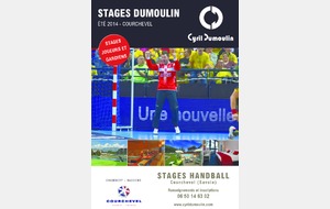 Juillet 2014: stages Cyril Dumoulin à Courchevel