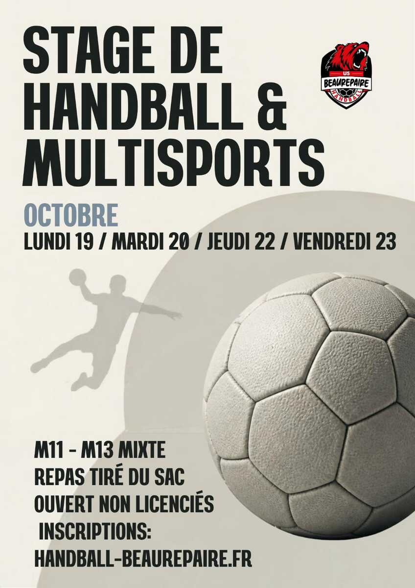 STAGE DE VACANCES M11 A M13
