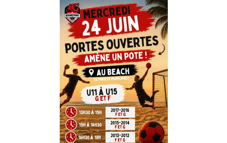 PORTES OUVERTES EN JUIN